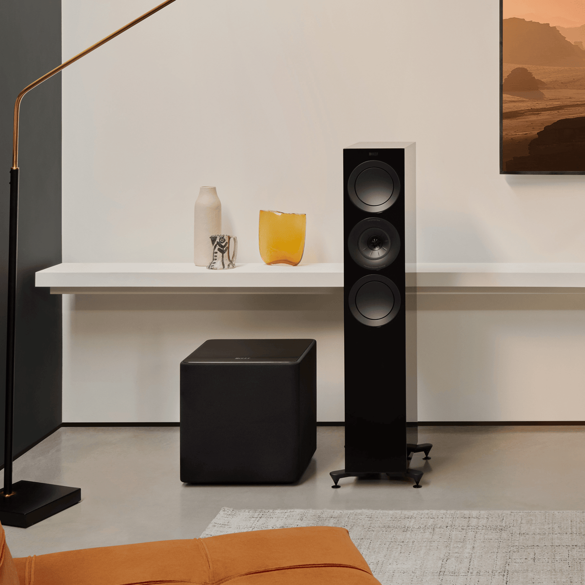 141)KEF subwoofer HTB2 サブウーファー 3000シリーズ KEF HTB2 Home Theater Powered Active Subwoofer - YouTube