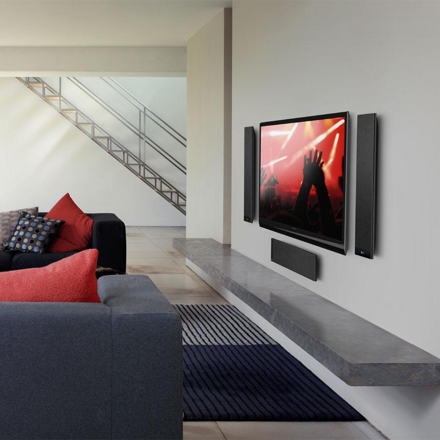 KEF T301c Satellite Speakers 薄型センタースピーカー T301 Satellite Speakers | KEF 日本